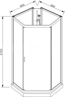 Душевая кабина Parly Penta P91